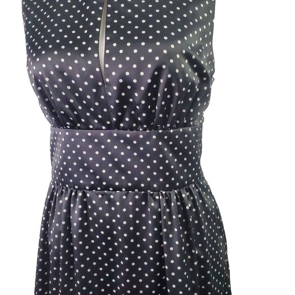 Kate Young for Target Women’s Open-Back Dress Satin Polka Dot Print Dress, Sz 6 - Picture 8 of 11